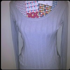 $7 ☆or 5for$25☆ Flattering grey open neckline
